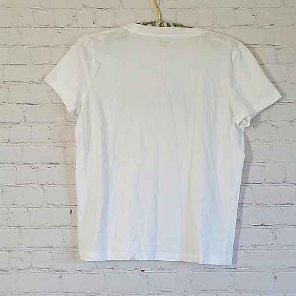 Madewell Casual Cotton Logo Spellout Tee Tshirt Loose Fit Womens Size Medium - Picture 10 of 14
